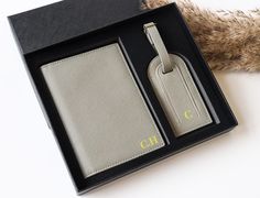 Personalised Passport Cover Luggage Tag | Custom Passport Wallet | Groomsmen Bridesmaid Proposal | Travel Gift | Christmas Gift Wedding Gift This is the perfect set for a personalised passport holder and luggage tag! This is lovely delicate gift box set made of high quality pu leather, this pair is a must for travellers who value elegance and practicality. You can give this beautiful gift box to a friend when they go away, or as a honeymoon gift, wedding gift, Christmas gift, or personalised gif Proposal Travel, Groomsman Proposal Box, Gifts Luxury, Honeymoon Gift, Bridal Party Favors, Honeymoon Gifts, Groomsmen Proposal, Leather Passport Cover, Passport Wallet