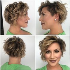 Line Bob Haircut, Pixie Haircut For Round Faces, Asymmetrical Bob, Undercut Pixie Haircut, Undercut Pixie, Funky Hairstyles, Short Hair Styles For Round Faces, Dope Hairstyles