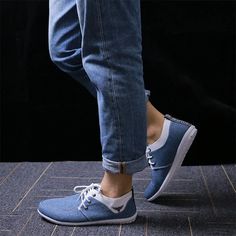 High Quality Canvas Casual Shoes Men Breathable Flats Loafers Footwear – Atom Oracle Casual Shoes Men, Flat Loafers, S Logo, Shoes Shop, Shoes Men, Mens Casual Shoes, Canvas Shoes, Mesh Fabric, Loafer Flats