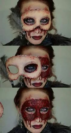 . Extreme Make-up, Drag Make-up, Horror Make-up, Mascaras Halloween, Special Fx Makeup, Halloween 2013, Effects Makeup