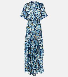 Mabelle floral maxi dress in blue - Poupette St Barth | Mytheresa Flowy Silk Maxi Dress, Floral Print Flowy Long Maxi Dress, Flowy Floral Print Maxi Dress, Floral Print V-neck Flowy Maxi Dress, Floral Print Flowy V-neck Maxi Dress, Flowy V-neck Maxi Dress With Floral Print, Flowy V-neck Floral Print Maxi Dress, Summer Floral Print Flowy Maxi Dress, Multicolor Floral Print Flowy Maxi Dress