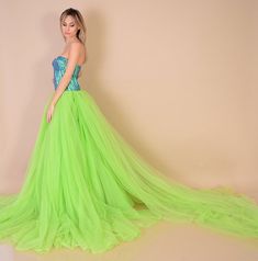 Green Evening Dress For Quinceanera And Prom Season, Green Floor-length Dress For Quinceanera, Green Ball Gown For Quinceanera, Green Ball Gown With Fitted Bodice For Prom Season, Green Fitted Bodice Evening Dress For Quinceanera, Green Prom Season Gown With Sweep Train, Green Gown With Sweep Train And Fitted Bodice, Green Fitted Ball Gown For Debutante Ball, Green Gown With Fitted Bodice For Prom