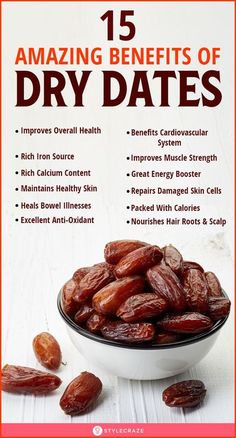 15 Amazing Benefits Of Dry Dates