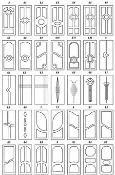 the different types and shapes of doors