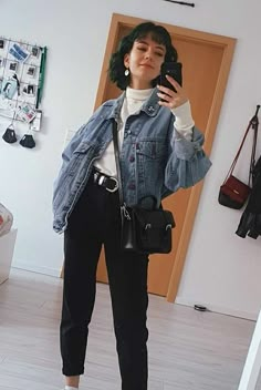 found on google Look Retro, Mode Casual, Outfit Goals, Komplette Outfits, Mode Inspiration