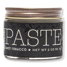 Sweet Tobacco Soft Hold, Medium Shine Hair Styling Paste -  18.21 Man Made Sweet Tobacco Soft Hold, Medium Shine Hair Styling Paste is a smoothing, texturizing, styling paste for hair.    Benefits     Smooth, frizz-free hair texture Shapes & defines hair Natural feel, touchable Rinses out easily Legendary scent     Features     Smooth, shape & detail hair texture Great for curly, wavy hair and blow drying Controls frizz Soft hold Low shine Water soluble Charismatic Sweet Tobacco scent features s Hair Paste, Curly Wavy Hair, Shine Hair, Grooming Style, Frizz Free Hair, Hair Shine, Styling Cream, Frizz Control, Hair Sale