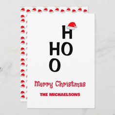 Ho Ho Ho: Merry Christmas Holiday Card
 #ad Ho Ho Ho, Created By, Stars