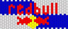 an image of a pixellated pattern with red, yellow and blue colors