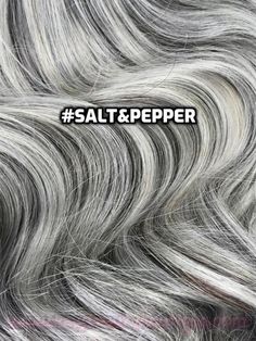 Hair Halo, Salt And Pepper Hair, Pony Tails, Hair And Makeup Tips, Grey Hair Styles For Women, Full Hair, Halo Style, Remy Human Hair Extensions, Grey Hair Color