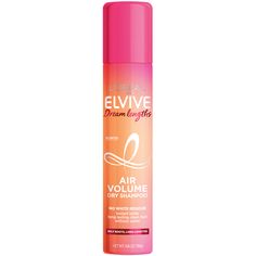 L'Oreal Paris Elvive Dream Lengths Air Volume Dry Shampoo, 4.16 oz. - Walmart.com - Walmart.com Oily Roots, Curl Cream, Leave In Conditioner, Top Beauty Products, Soft Hair, L Oreal, Dry Shampoo, Loreal Paris, Clean Water