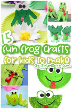 frog crafts for kids to make