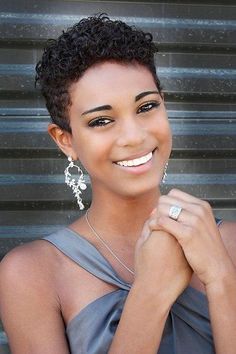 13- Short Hairstyles for Black Women Short Hair Styles African American, Black Hairstyle, Short Black Hair, American Hairstyles, Short Hair Pixie Cuts, Short Curly Wigs, Big Chop