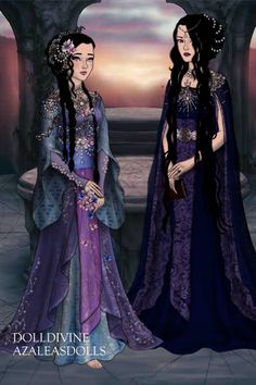 The Tanjian Embroiderer and the Muse ~ by WildValerian ~ created using the LotR Hobbit doll maker | DollDivine.com High Fantasy Dress, Demon Realm, Rinmaru Games, Medieval Girl, Outfit Art, Emoji Iphone, Lady Of The Lake, Fantasy Clothes