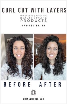 Devacurl Haircut, Hairstyle With Layers, Curly Hair With Layers, Layers For Winter, Long Layered Curly Hair, Medium Curly Haircuts