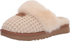 Amazon.com | UGG Women's Cozy Slipper, Cream, 05 | Slippers Cheap Slippers, Ugg Store, Best Slippers, Comfy Slippers, Cute Slippers, Slide Slippers, Ugg Slippers, Knitted Slippers, Slippers Cozy