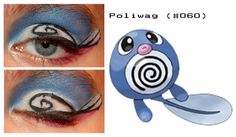 Poliwag inspired make up The Muppet Movie, Interesting Drawings, Everyday Cosplay, Princess Bubblegum, Inspired Makeup, Slip And Slide, Ooh La La