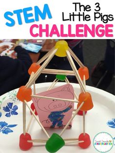 Projects For Kindergarten, 3 Little Pigs Activities, Stem Activities Preschool, 3 Little Pigs