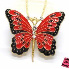 Condition: 100% Brand New Quantity: 1 Pc Chain Length: 27.5 Inches Pendant: 2.56x1.93 inch 1 Inch=2.54 cm Hot Fashion Women Red Enamel Perfect Butterfly Crystal Pendant Sweater Necklace Condition: 100% Brand New Quantity: 1 Pc Chain Length: 27.5 Inches Pendant: 2.56x1.93 inch 1 Inch=2.54 cm a'a PaymentShippingReturnsAbout usContact us Payment I only support paypal payment. Hope to receive your payment within 5 days. Shipping Items will be shipped within 1 business days after the payment clearing from HongKong Post Office .. Items were sent out before14:00 CTTevery working day(Monday-Saturday)as soon as you pay for it at that day.It usually takes15working days-30 daysto arrive. Note：7-14days to USA with Tracking number Country Deliver Time Working days ( not including holiday) 5-7 8-14 15-1 Butterfly Crystal, Sweater Necklace, Office Items, Note 7, Betsey Johnson Jewelry, Paypal Payment, Fashion Jewelry Necklaces, Black Enamel, Post Office