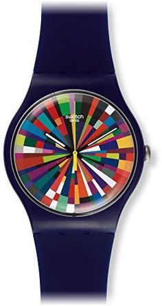 Swatch SUOV101 42mm Plastic Case Purple Rubber Mineral Men's & Women's Watch, http://www.amazon.co.uk/dp/B00LSV61SU/ref=cm_sw_r_pi_awdl_20vtxbJRHKCJJ Colorful Watches, Color Explosion, Winter Typ, Purple Band, Luxury Watches For Men