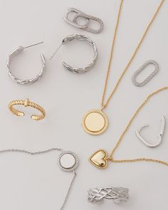 Serving up statement pieces with a nautical twist, our Ropes & Dreams collection is inspired by nautical knots and twisted rope textures. Discover pendant necklaces, chunky hoop earrings and statement stacking rings and get ready to set sail into your new season wardrobe ⚓️ | Ania Haie Necklaces Chunky, Classic Jewellery, Nautical Knots, Chunky Hoop Earrings, Set Sail