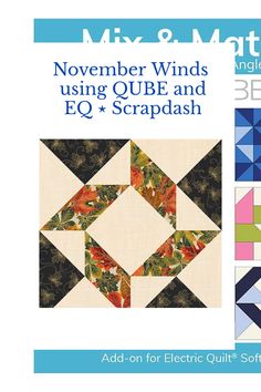 EQ Review Quilt Block Free Pattern, Beginner Quilts, Hst Quilts, Electric Quilt, Row Quilt, Make A Quilt, Hanging Quilts, Half Square Triangle Quilts