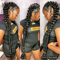 Butterfly Braids, Butterfly Braid, Two Braid Hairstyles, Curly Hair Braids, Braiding Styles, Feed In Braids Hairstyles, Hair Afro, Star Struck, Cute Braided Hairstyles