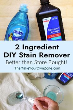 two ingredient diy stain remover being used to clean dishes