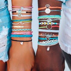 "The Jetsetter Pack" by The Blonde Abroad | Pura Vida Bracelets Bracelets Pura Vida, Open Heart Ring, Pearl Anklet, Mermaid Bracelet, Daisy Charm, Pura Vida Bracelets, Daisy Ring, Turtle Charm, Hang Ten