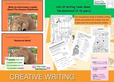 an elephant worksheet for kids to help them write their own writing and story