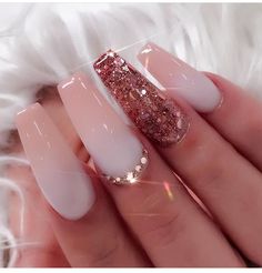 : ⊱✰⊰Blessed: ⊱✰⊰ @xoxojamm✨ Her Nails, Coffin Shape Nails, Nails Polish, Nail Designs Glitter, Prom Nails, Coffin Nails Designs, Cute Nail Designs, Nail Arts, Nail Polishes