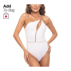 in stock Elegant One-piece Bodysuit For Vacation, Elegant Bodysuit For Beach Season, Chic One-piece For Beach Season, Chic Beach Season Bodysuit, Chic Bodysuit For Beach Party Season, Chic Bodysuit For Beach Season, Chic White One Piece For Poolside, Chic One-piece Bodysuit For Vacation, Elegant Lined One-piece For Beach Season