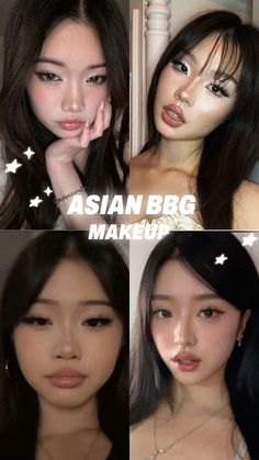 #aesthetic #fashion #coquette #recipe #makeover #makeupoftheday #makeuplover #bbg Asian Bbg Makeup, Abg Makeup Looks, Asian Baddie Makeup, Soft Baddie Makeup, Abg Makeup, Makeup Layout, Fashion Coquette, Makeup Tut, Makeup Step By Step