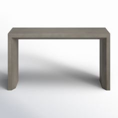 a concrete table with one leg extended