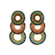 This intricate style features thin wire expertly crocheted into a beautiful and elegant triple shaped cascade hoops. These earrings are made of 18 Karat Gold Filled wire and crystals. Made from non-allergenic (hypoallergenic) and nickel-free material. Stunning jewelry that will last for a lifetime. Each pair of earrings takes hours to finish. The result is a remarkable piece of jewelry. It includes a beautiful personalized velvet pouch.  Hand Crocheted 18 Karat Gold Filled Wire Made in Brazil Velvet Bag Included This is an authentic piece of Lavish Jewelry by Tricia Milaneze and it was handcrafted with noble and delicate materials. Each Lavish piece is unique and bears it’s artists fingerprints, which gives a soul and beauty to these jewels that have the power to transform and inspire. Car Wired Jewelry, Hoop Drop Earrings, Wire Crochet, Velvet Pouch, Velvet Bag, Mens Jewelry Bracelet, Stunning Jewellery, Heart Jewelry, Handmade Artisan