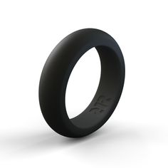 a black ring on a white background