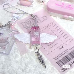 Yami Kawaii Accessories, Pink Lingerielook, Nurse Keychains, Kawaii Medical, Menhera Aesthetic, Hospitalcore Aesthetic, Aesthetic Ribbon, Menhera Kei, Pink Filter