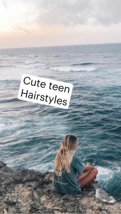 Cute Hairstyles For Hot Days Summer, Cute Summer Hair Styles For Thick Hair, Beach Theme Hairstyles, Cute Hairstyles For Beach Day, Summer Hairstyles Beachy, Cute Hairstyles For Florida, Boat Ride Hairstyles, Cute Hairstyles For Trampoline Park, Cute Hairstyles With 2 Hair Ties