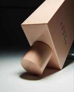 an apple product is shown in this close up shot, with the packaging still attached