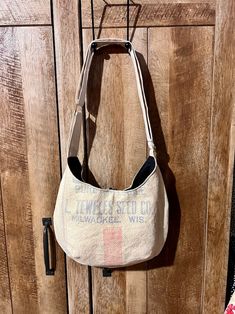 Vintage Grain Sack Purse for Women, Upcycled Tote, Repurposed Grain Sack Bag, Crossbody Hobo Bag, Authentic Feed Sac Bag, 50th Birthday Gift - Etsy Vintage Hobo Bag For Everyday Use, Vintage Hobo Shoulder Bag, Vintage Hobo Shoulder Bag With Large Capacity, Vintage Large Capacity Hobo Shoulder Bag, Everyday Upcycled Hobo Bag, Vintage Beige Upcycled Bags, Upcycled Hobo Shoulder Bag, Vintage Upcycled Tote Bag, Everyday Upcycled Hobo Shoulder Bag