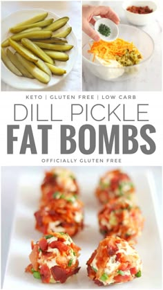 Winter Snacks, Keto Gluten Free, Health Fitness Nutrition, Resep Diet, Fat Bomb Recipe, Low Carb Diets, Dill Pickles, Keto Fat