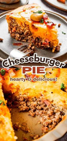 Delicious and hearty cheeseburger pie combines a mix of savory ground beef and salty bacon that's topped with flaky homemade biscuits. The ultimate comfort food!