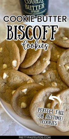 cookie butter cookie recipes Cookie Butter Cookies Recipe, Lotus Biscoff Dessert, Biscoff Dessert, Biscoff Cookie Recipe, Cookie Butter Cookies, Butter Cookie Recipe