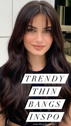 Cute Bangs Wispy, Wispy Haircut, Haircut Ideas With Bangs, Bangs For Long Hair, 2022 Haircut, Bangs Wispy, Long Curtain Bangs, Long Layered Haircuts, Hair Stylies