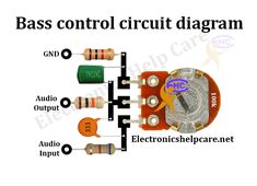 an electronic circuit diagram with various components labeled in the following words, including capacitors and wires