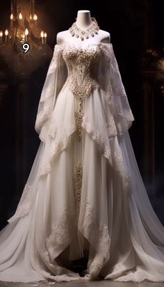 Princess Zelda Wedding Dress, Elf Bride Wedding Dresses, Fairytale White Dress, Traditional Scandinavian Wedding Dress, Outfits To Try On Wedding Dresses, Knight Wedding Dress, Legend Of Zelda Wedding Dress, Snow Queen Wedding Dress, Asgardian Wedding Dress