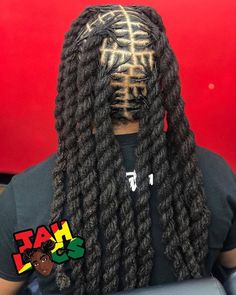 Rope Twist Locs, Rope Twist Locs Styles, Hairdo Inspiration, Men Dreads, Men Dread Styles, Long Loc Styles, Twist Locs