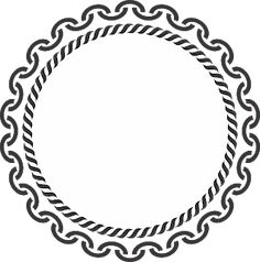 a circular frame with braids in the center on a white background royalty illustration stock illustration