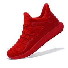 MAIERNISI JESSI Men's Lightweight Mesh Sneakers Breathable Athletic Outdoor Casual Sports Running Shoes - Red - CV1804NKAG6 - Men's Shoes, Athletic, Running  #Running #Men's #Shoes # #Athletic # #Running Red Sporty Low-top Slip-on Sneakers, Red Slip-on Sneakers For Sports With Round Toe, Red Lace-up Running Shoes For Jogging, Red Sporty Slip-on Sneakers For Streetwear, Red Breathable Slip-on Sneakers With Round Toe, Red Synthetic Athleisure Sneakers, Red Sole Slip-on Running Shoes For Sports, Red Sole Slip-on Sports Running Shoes, Sporty Slip-on Running Shoes With Red Sole