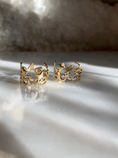 Our jewelry is always long lasting, beautiful, and of the highest quality. Our Persian (Farsi) and Arabic items are classic, unique pieces that are worth the investment. Personalize your ring with this beautiful writing. We are happy to translate for you and we can't wait for you to fall in love with your very own piece. DETAILS - Crafted with pure sterling silver and optional gold-plating OR pure solid gold - Due to different finger sizes, each ring may vary slightly from photos. - Made in New York - Prices may vary depending on design/intricacy VARIATIONS If you require any variation of this style, feel free to message us. We will do our best to accommodate you. Additional costs may apply depending on the variation. POLICY This item is made to order. Made to order items are final sale an Exquisite Gold Ring For Promise, Luxury Gold Plated Engraved Ring For Formal Occasions, Elegant Open Band Jewelry For Promise, Elegant Adjustable Engraved Open Ring, Elegant Tarnish-resistant Engraved Promise Ring, Elegant Engraved Promise Toe Ring, Elegant Promise Engraved Ring Tarnish Resistant, Adjustable Elegant Engraved Open Ring, Elegant Open Band Promise Jewelry