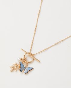 Key Features



Enchanting Charm Cluster: Adorn your neckline with a cluster of captivating charms, featuring our exquisite enamel-painted blue butterfly as the centerpiece, inspired by vintage botanical illustrations.


Intricate Detailing: Each charm is meticulously hand-carved and painted to capture the beauty of nature, ensuring a unique and elegant look.


Luxurious Finish: Crafted from high-quality materials, including gold-plated brass and a lustrous faux pearl, offering a touch of luxury Fable England, Illustration Botanique, Botanical Illustration Vintage, Cotton Pouch, Pet Necklace, Leaf Charms, Butterfly Charm, Pearl Charms, Short Necklace